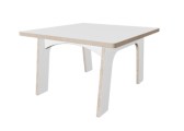 Keukenhof peuter tafel L80 x B80 x H48 cm Wit Tangara Groothandel voor de Kinderopvang Kinderdagverblijfinrichting